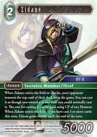 Zidane - Emissaries of Light - Final Fantasy TCG card