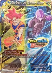 Son Goku & Hit, Supreme Alliance (Event Pack 08) (Alternate Foil) - Tournament Promotion Cards - Dragon Ball Super: Masters card