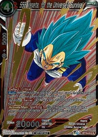 SSB Vegeta, for the Universe's Survival (Event Pack 09) (Alternate Foil) - Tournament Promotion Cards - Dragon Ball Super: Masters card