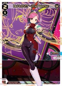 DJ LOVIT - 2nd Verse (SCR) - Changing Diva - WIXOSS card