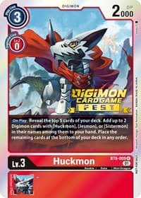 Huckmon (Digimon Card Game Fest 2022) - Double Diamond - Digimon Card Game card