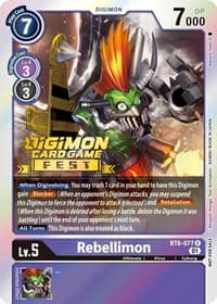 Rebellimon (Digimon Card Game Fest 2022) - Double Diamond - Digimon Card Game card