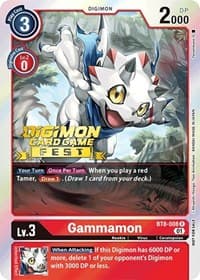 Gammamon (Digimon Card Game Fest 2022) - Dimensional Phase - Digimon Card Game card