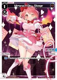Hirana*On - Stage (Parallel Foil) - Changing Diva - WIXOSS card