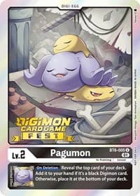 Pagumon (Digimon Card Game Fest 2022) - Double Diamond - Digimon Card Game card