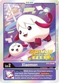 Xiaomon (Digimon Card Game Fest 2022) - Great Legend - Digimon Card Game card
