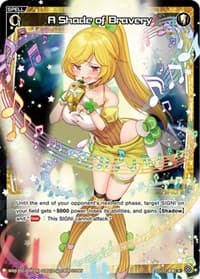 A Shade of Bravery (Parallel Foil) - Changing Diva - WIXOSS card