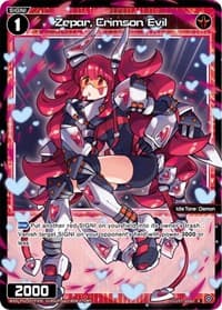 Zepar, Crimson Evil (Parallel Foil) - Changing Diva - WIXOSS card