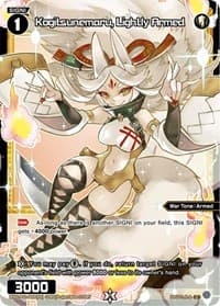 Kogitsunemaru, Lightly Armed (Parallel Foil) - Changing Diva - WIXOSS card