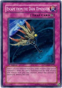 Escape from the Dark Dimension - Phantom Darkness - YuGiOh card