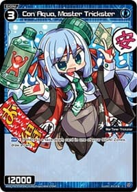 Con Aqua, Master Trickster (Parallel Foil) - Changing Diva - WIXOSS card