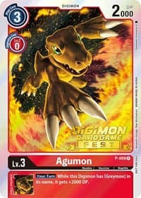 Agumon - P-009 (Digimon Card Game Fest 2022) - Digimon Promotion Cards - Digimon Card Game card