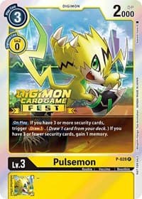 Pulsemon - P-028 (Digimon Card Game Fest 2022) - Digimon Promotion Cards - Digimon Card Game card