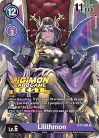Lilithmon (Digimon Card Game Fest 2022) - Release Special Booster 1.0 - Digimon Card Game card