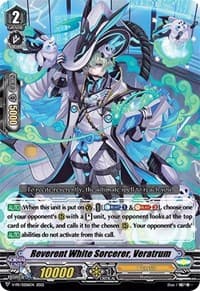 Reverent White Sorcerer, Veratrum - V Promo Cards - Cardfight Vanguard card