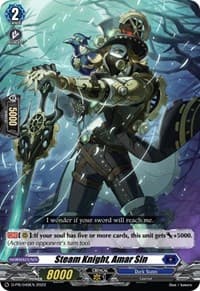 Steam Knight, Amar Sin - D Promo Cards - Cardfight Vanguard card