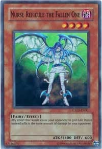 Nurse Reficule the Fallen One - PS2 Yugioh GX The Beginning of Destiny - YuGiOh card