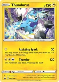 Thundurus - 052/198 (Cosmos Holo) - Blister Exclusives - Pokemon card
