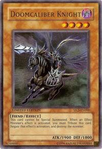 Doomcaliber Knight - Shonen Jump Championship Series Prize Cards - YuGiOh card