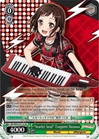 "Scarlet Soul" Tsugumi Hazawa - BanG Dream! Girls Band Party! Premium Booster - Weiss Schwarz card