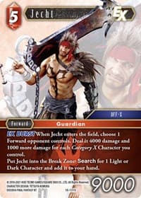 Jecht EX - Emissaries of Light - Final Fantasy TCG card