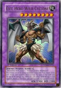 Evil Hero Wild Cyclone - Duelist Pack 6: Jaden Yuki 3 - YuGiOh card