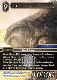 Sin - Emissaries of Light - Final Fantasy TCG card