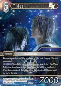 Tidus EX - Emissaries of Light - Final Fantasy TCG card