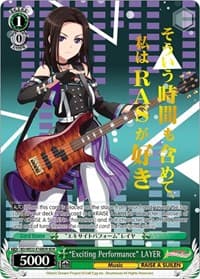 "Exciting Performance" LAYER (BDR) - BanG Dream! Girls Band Party! Premium Booster - Weiss Schwarz card