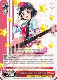 "Peaceful Jump!" Rimi Ushigome - BanG Dream! Girls Band Party! Premium Booster - Weiss Schwarz card