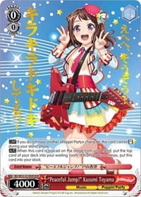 "Peaceful Jump!" Kasumi Toyama (BDR) - BanG Dream! Girls Band Party! Premium Booster - Weiss Schwarz card