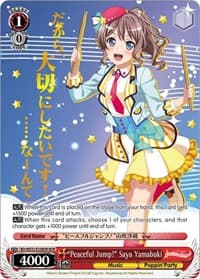 "Peaceful Jump!" Saya Yamabuki (BDR) - BanG Dream! Girls Band Party! Premium Booster - Weiss Schwarz card