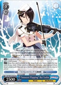 "Innocent Flapping" Rui Yashio - BanG Dream! Girls Band Party! Premium Booster - Weiss Schwarz card