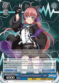 "Exciting Performance" CHU² - BanG Dream! Girls Band Party! Premium Booster - Weiss Schwarz card
