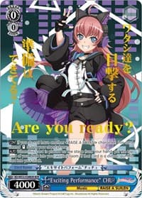 "Exciting Performance" CHU² (BDR) - BanG Dream! Girls Band Party! Premium Booster - Weiss Schwarz card
