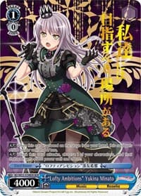 "Lofty Ambitions" Yukina Minato (BDR) - BanG Dream! Girls Band Party! Premium Booster - Weiss Schwarz card