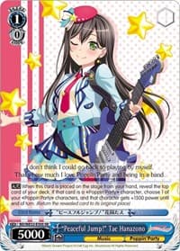 "Peaceful Jump!" Tae Hanazono - BanG Dream! Girls Band Party! Premium Booster - Weiss Schwarz card