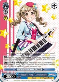 "Peaceful Jump!" Arisa Ichigaya - BanG Dream! Girls Band Party! Premium Booster - Weiss Schwarz card