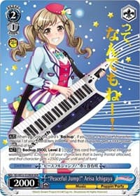 "Peaceful Jump!" Arisa Ichigaya (BDR) - BanG Dream! Girls Band Party! Premium Booster - Weiss Schwarz card