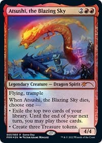 Atsushi, the Blazing Sky - Game Day & Store Championship Promos - Magic: The Gathering card