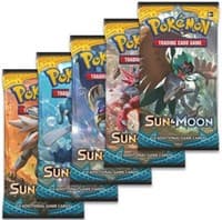 Sun & Moon Booster Pack Art Bundle [Set of 5] - SM Base Set - Pokemon card