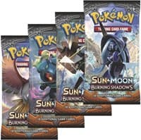 Burning Shadows Booster Pack Art Bundle [Set of 4] - SM - Burning Shadows - Pokemon card
