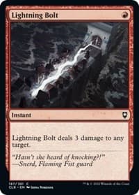 Lightning Bolt - Commander Legends: Battle for Baldur's Gate - Magic: The Gathering card