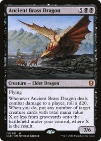 Ancient Brass Dragon - Commander Legends: Battle for Baldur's Gate - Magic: The Gathering card