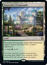 Bountiful Promenade - Commander Legends: Battle for Baldur's Gate - Magic: The Gathering card