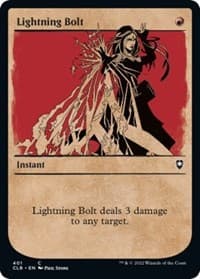 Lightning Bolt (Showcase) - Commander Legends: Battle for Baldur's Gate - Magic: The Gathering card