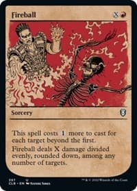 Fireball (Showcase) - Commander Legends: Battle for Baldur's Gate - Magic: The Gathering card