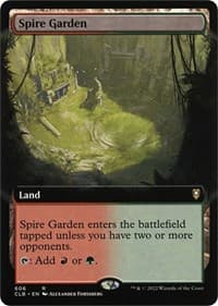 Spire Garden (Extended Art) - Commander Legends: Battle for Baldur's Gate - Magic: The Gathering card