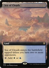 Sea of Clouds (Extended Art) - Commander Legends: Battle for Baldur's Gate - Magic: The Gathering card