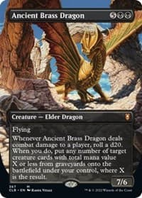 Ancient Brass Dragon (Borderless) - Commander Legends: Battle for Baldur's Gate - Magic: The Gathering card